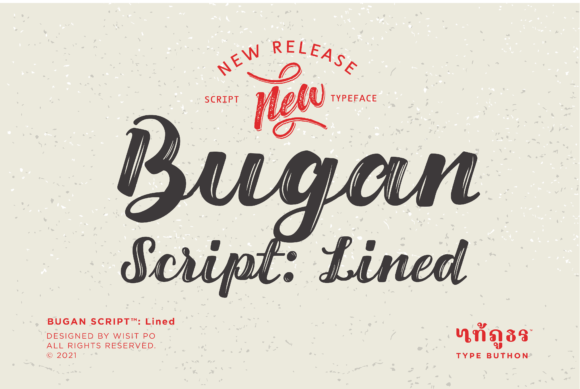 Bugan Script Font Bugan Script Font Poster 1