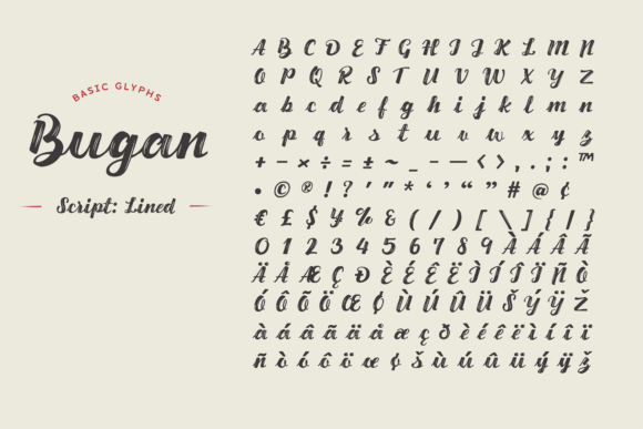 Bugan Script Font Poster 7