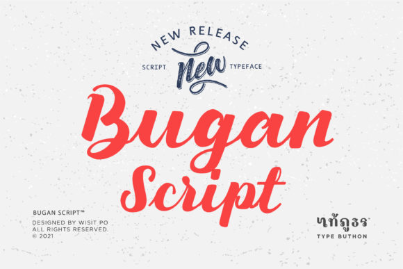 Bugan Script Font Poster 1