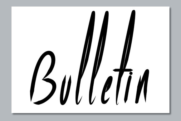 Bulletin Font