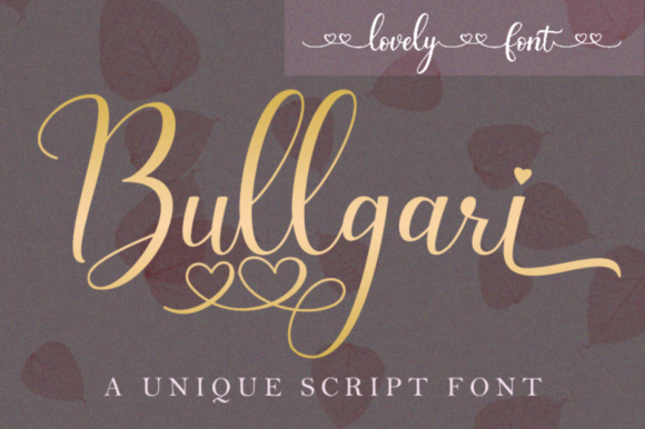 Bullgari Font Poster 1