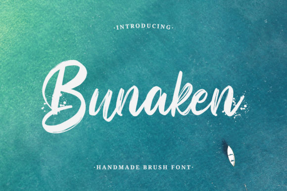 Bunaken Font Poster 1