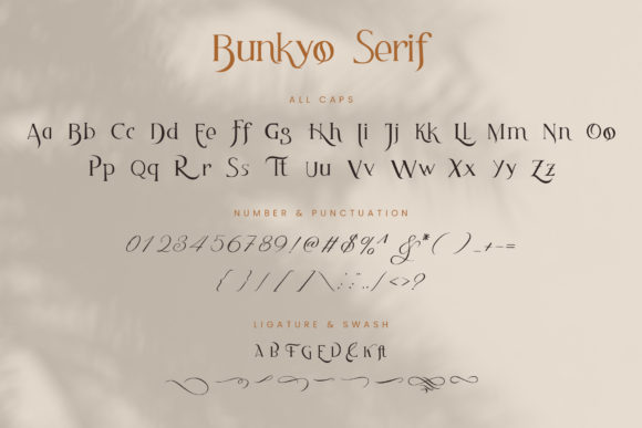Bunkyo Font Poster 6
