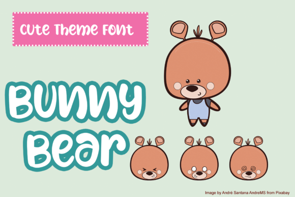Bunny Bear Font Bunny Bear Font Poster 1