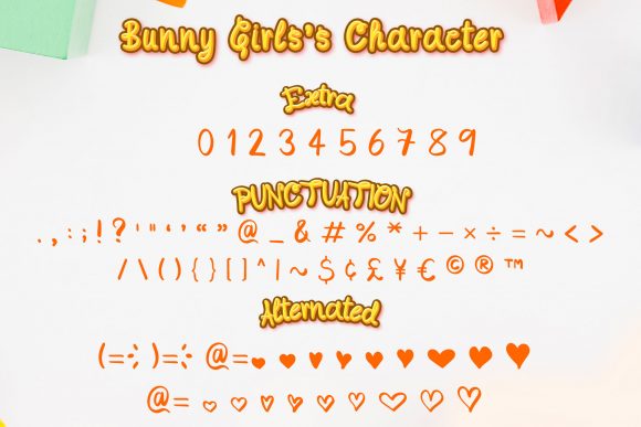 Bunny Girls Font Poster 3