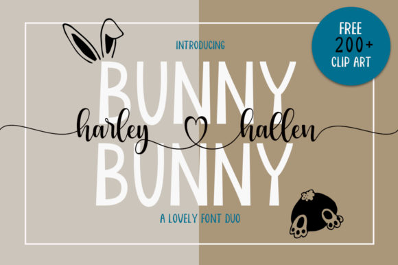 Bunny Harleyhellen Font Poster 1