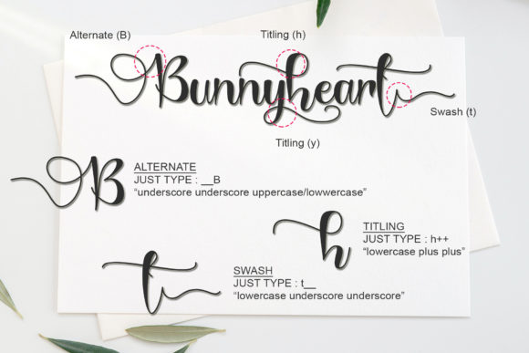 Bunnyheart Font Poster 7