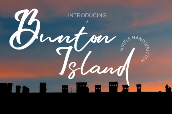 Bunton Island Font Poster 1