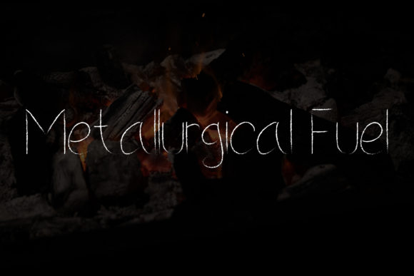 Burned Charcoal Font Poster 2