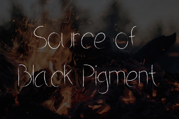 Burned Charcoal Font Poster 4
