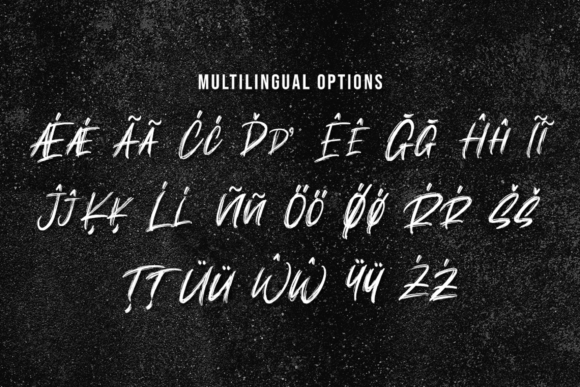 Burnout Font Poster 3
