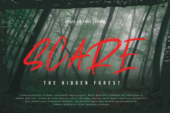 Burnout Font Poster 6