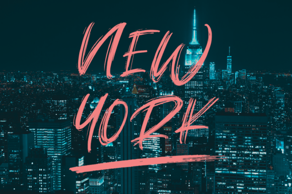 Burnout Font Poster 7