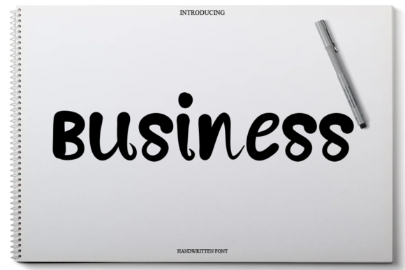 Business Font Poster 1