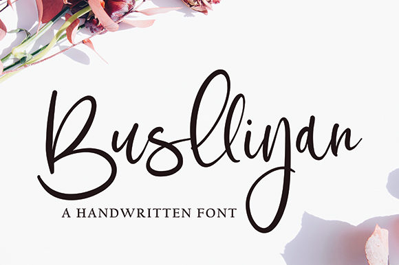 Busllyan Font Poster 1