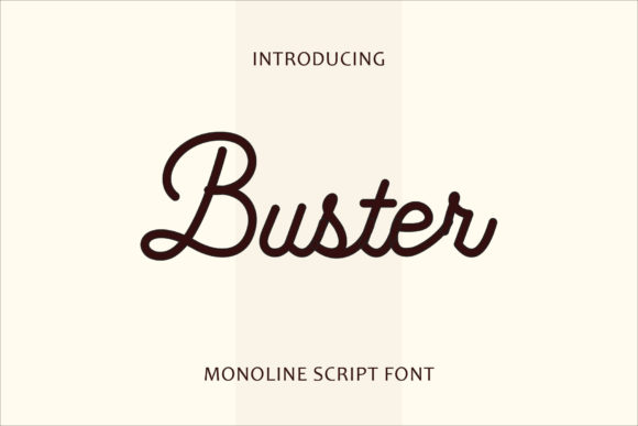 Buster Font Poster 1