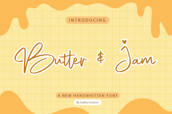 Butter & Jam Font Poster 1