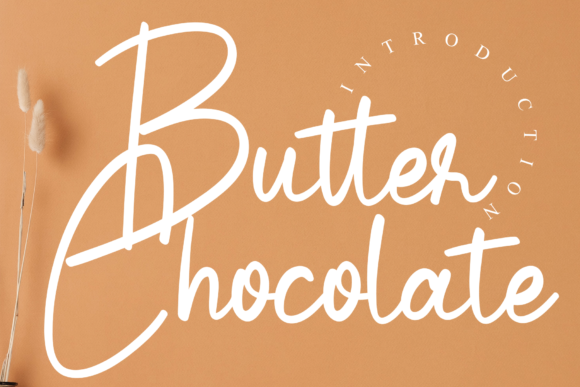 Butter Chocolate Font Poster 1