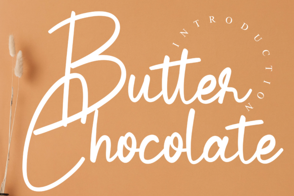 Butter Chocolate Font Butter Chocolate Font Poster 1