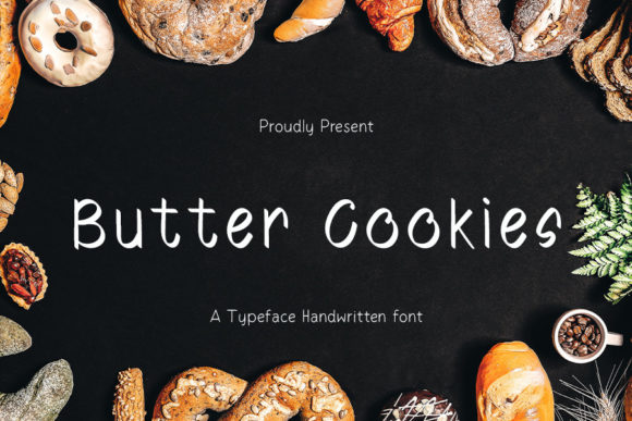 Butter Cookies Font Poster 1