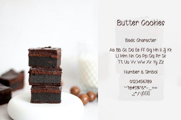 Butter Cookies Font Poster 4