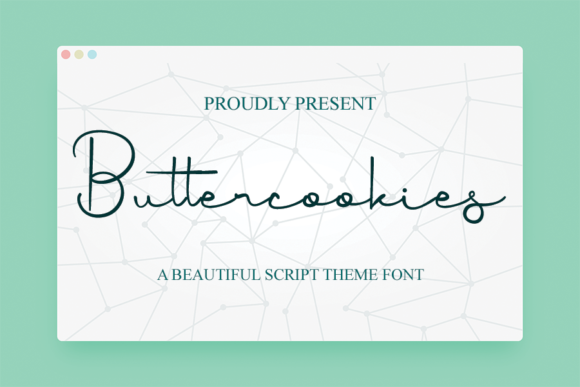 Butter Cookies Font Poster 1