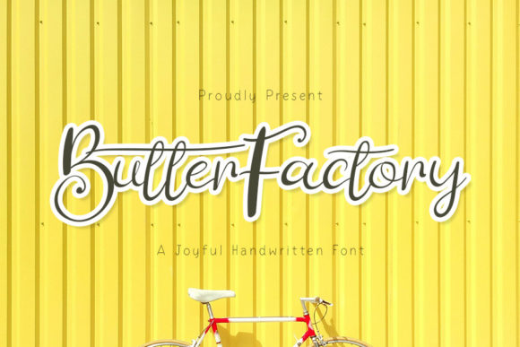 Butter Factory Font Poster 1