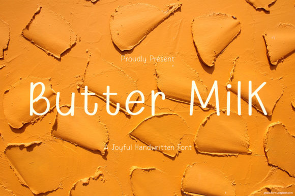 Butter Milk Font