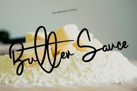 Butter Sauce Font Poster 1