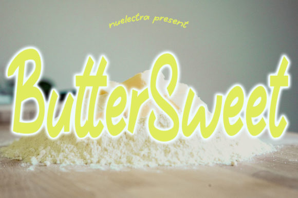 Butter Sweet Font Poster 1