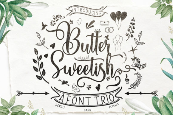 Butter Sweetish Font Poster 1