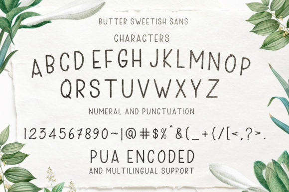 Butter Sweetish Font Poster 7