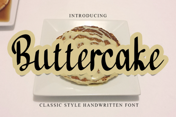 Buttercake Font