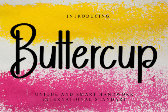 Buttercup Font Poster 1