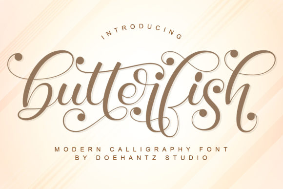 Butterfish Font Poster 1