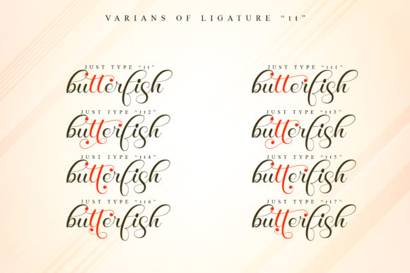 Butterfish Font Poster 7