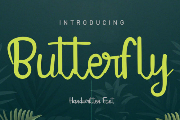 Butterfly Font