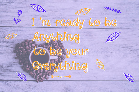 Butterfly Font Poster 3