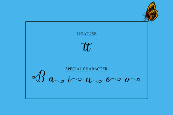 Butterfly Font Poster 7