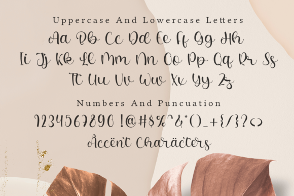Butterfly Font Poster 3