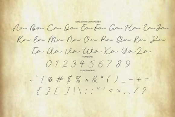 Butterfly Font Poster 6