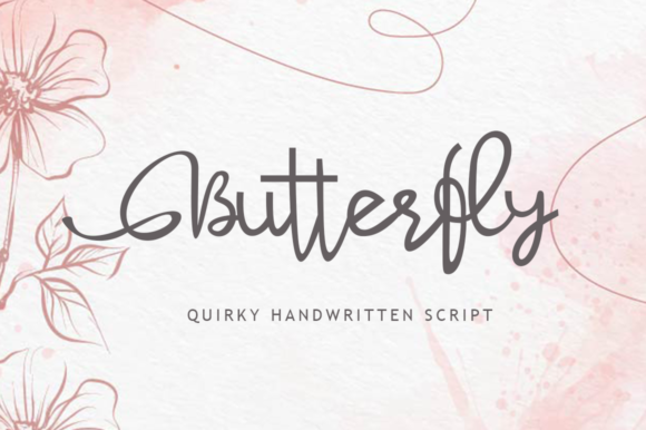 Butterfly Font