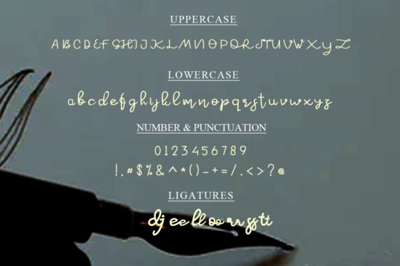 Butterfly Font Poster 6