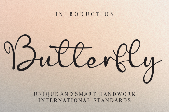 Butterfly Font