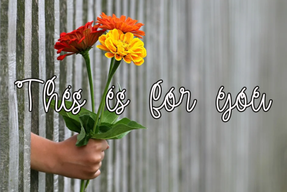 Butterfly Font Poster 2