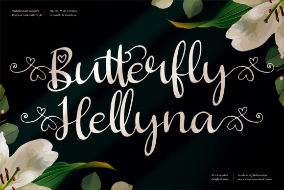 Butterfly Hellyna Font