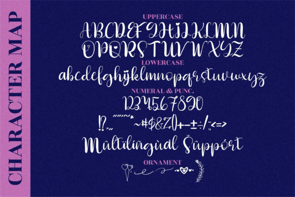 Butterfly Holiday Font Poster 3