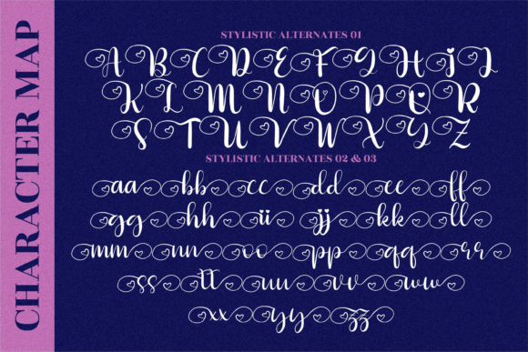 Butterfly Holiday Font Poster 4