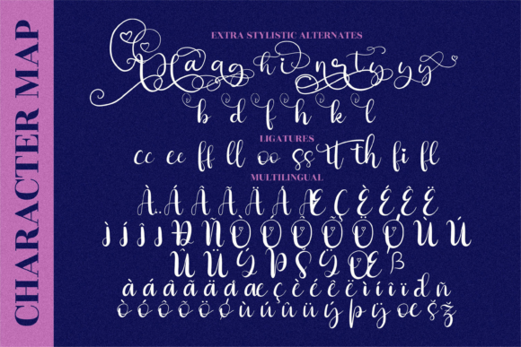 Butterfly Holiday Font Poster 5
