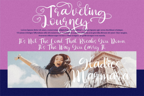 Butterfly Holiday Font Poster 7